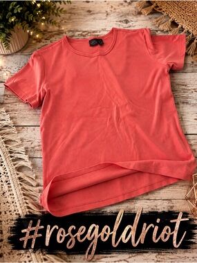 Genuine Sonoma Jean Company Women’s Coral Pink 100% Cotton Tee – Size 3X